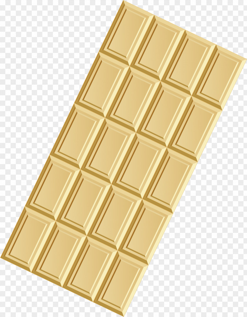 Simple Yellow Chocolate Bar Confectionery PNG