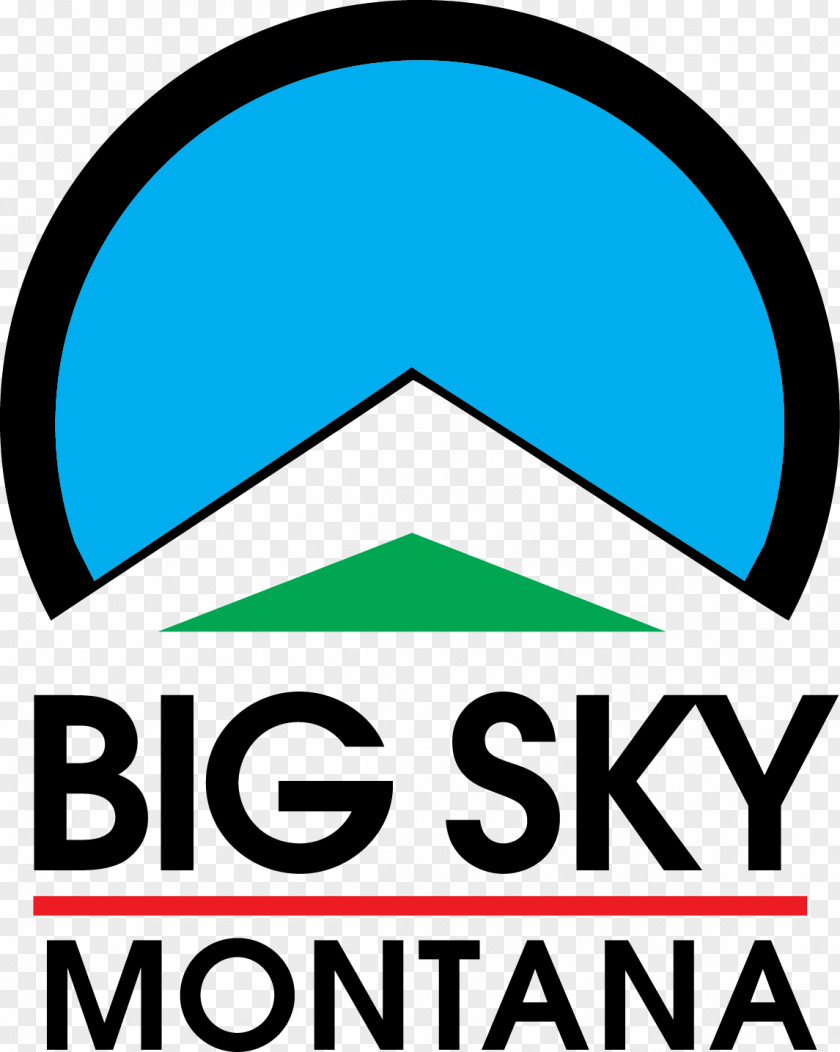 Ski Resort Big Sky Mountain Village Logo Skiing PNG