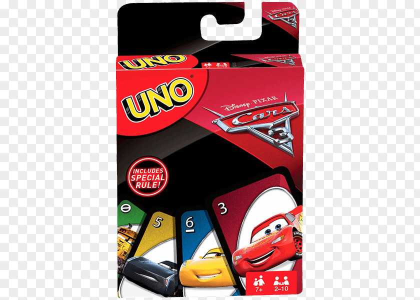 Uno Cards Mattel UNO Cars 3: Driven To Win Game PNG
