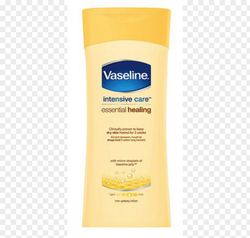 Vaseline Intensive Care Essential Healing Lotion Moisturizer Aloe Soothe PNG