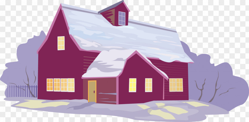 Vector Snow Housing Material House Building PNG