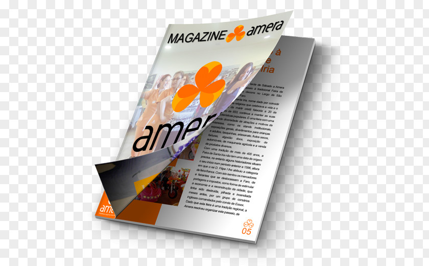 Design Online Magazine Mockup Page Layout PNG