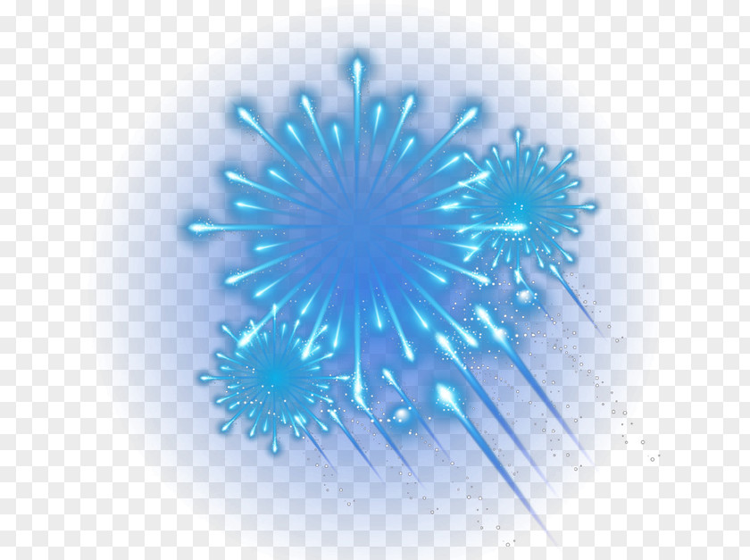 Fireworks Light Blu-ray Disc Blue PNG