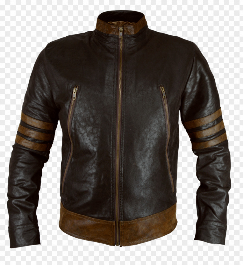 Jacket Leather Sheep Wolverine PNG