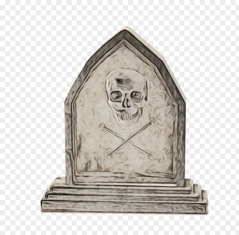 Monument Skull Art PNG