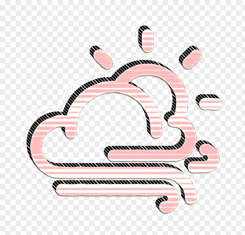 Pink Wind Icon Cloud Day Forecast PNG