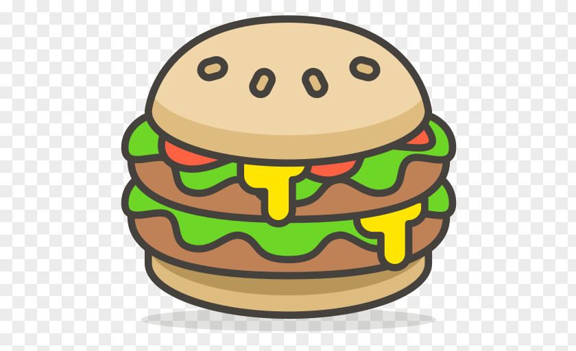 T-shirt Cheeseburger Hamburger Food Emoji PNG