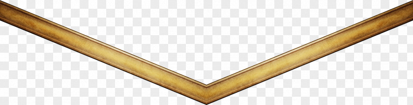 Gold Metal Angle Low Border Picture Frame Euclidean Vector PNG