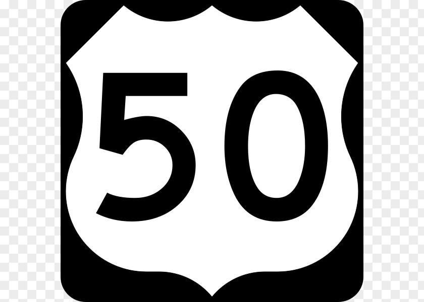 Number 50 Cliparts U.S. Route 59 53 20 90 52 PNG