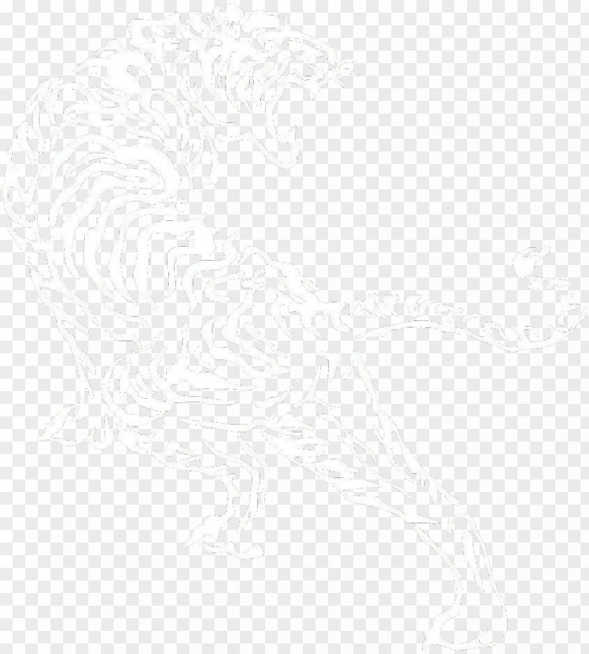 Tiger White Black Angle Pattern PNG