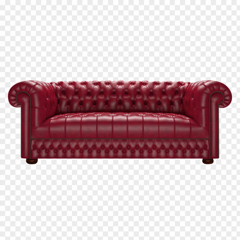 Chair Couch Furniture Chesterfield Leather PNG