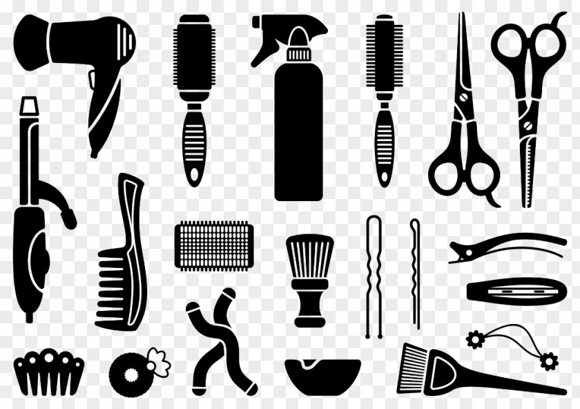 Hairdressing Tool Icon Design Image Comb Hairdresser Clip Art PNG