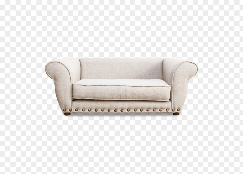 Beige Color Loveseat Couch Sofa Bed Fauteuil Clic-clac PNG