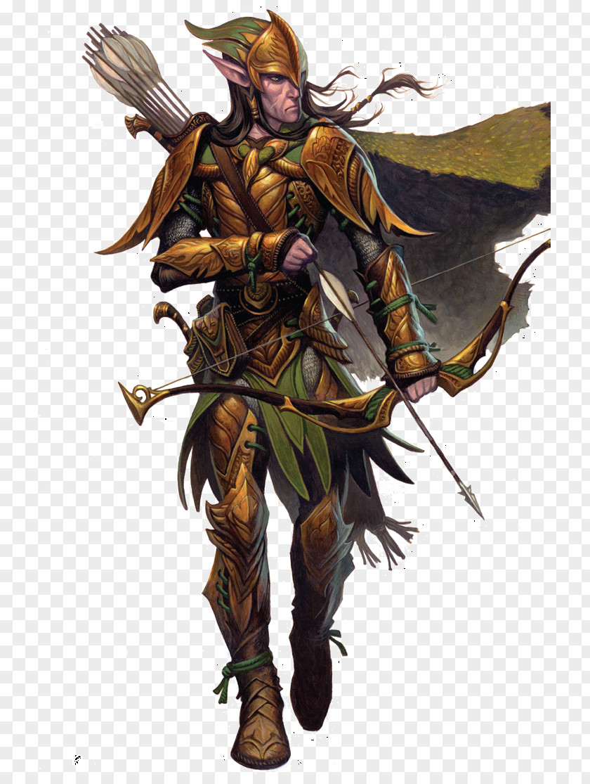 Elf Dungeons & Dragons Pathfinder Roleplaying Game Druid Ranger PNG