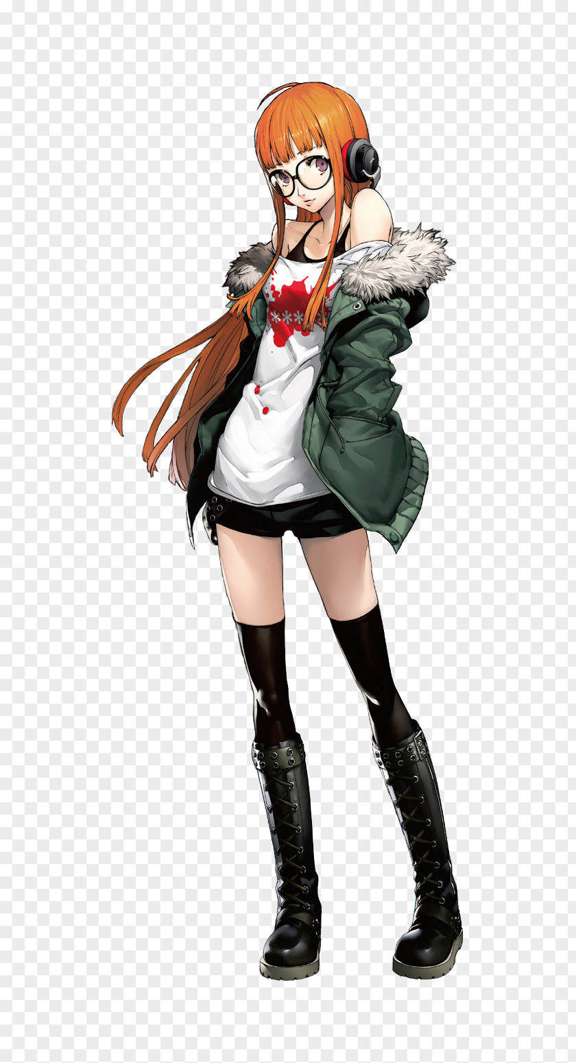 Persona 5 Futaba Video Game Sakura Cosplay PNG