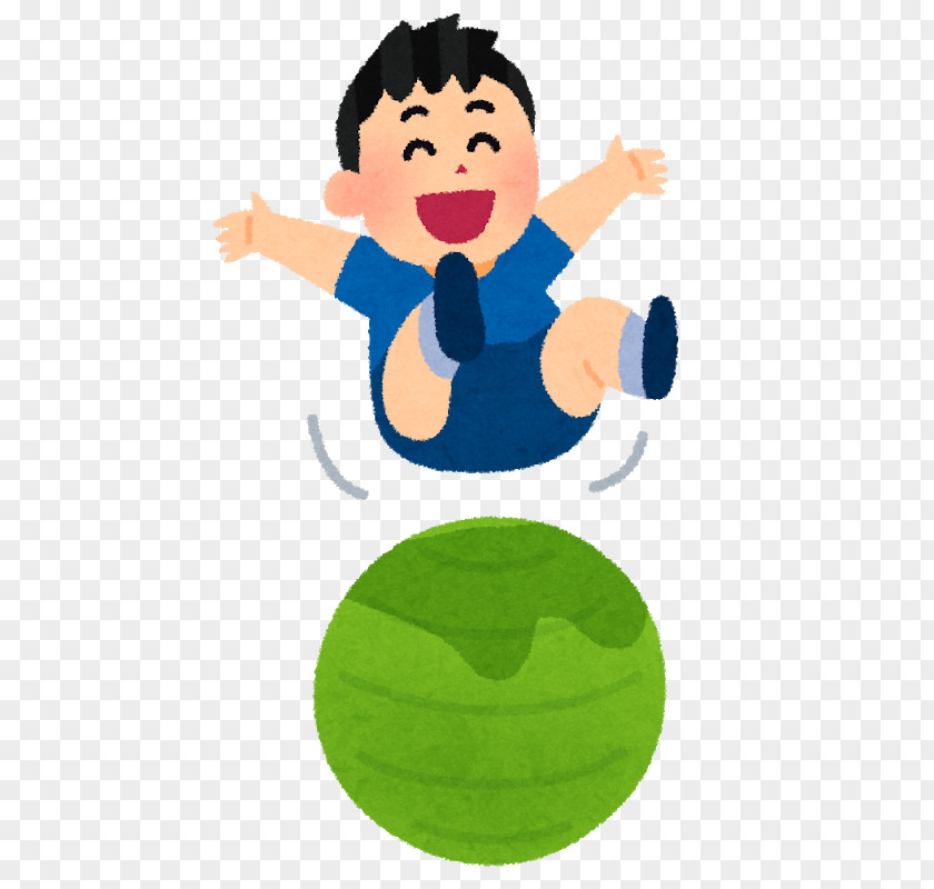 Child Exercise Balls Balance Body Muscle PNG