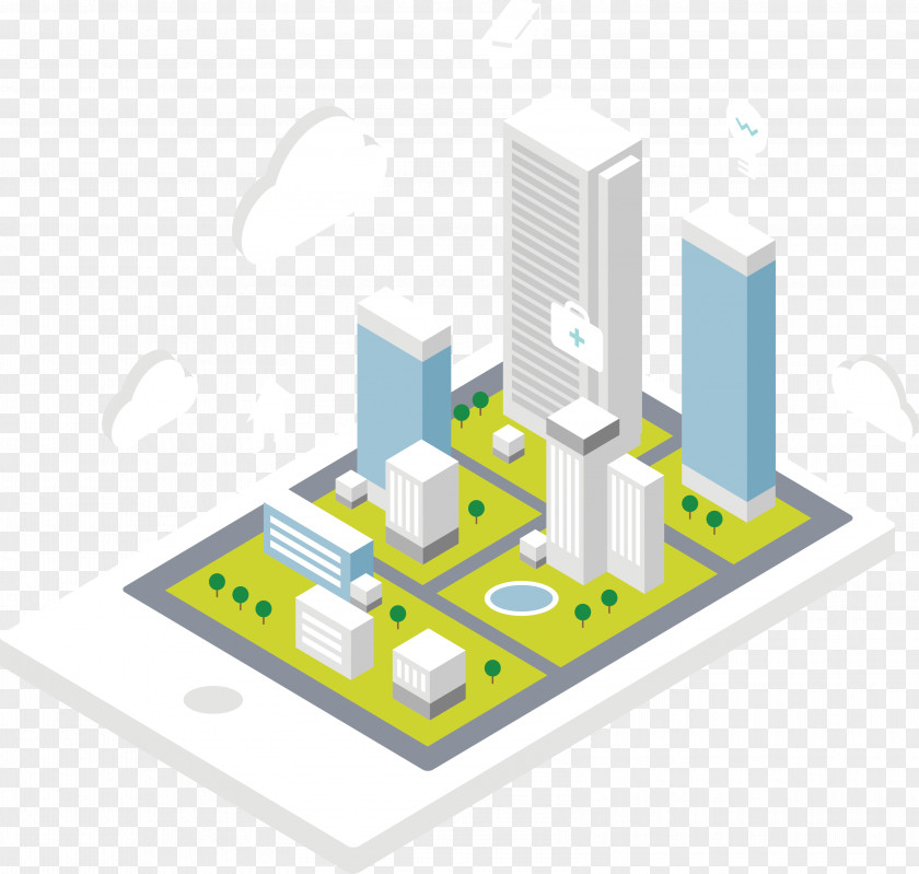Mobile Intelligent City Smart Information PNG