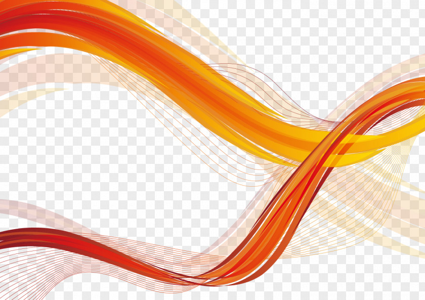Red-orange Curve Clip Art PNG