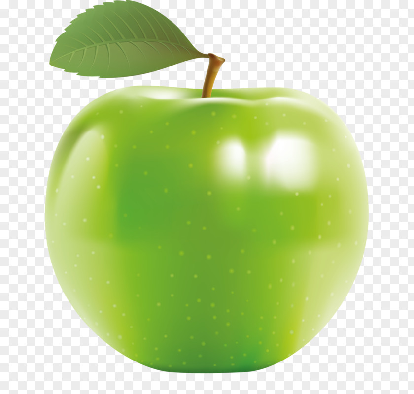 A Green Apple Fruit Food Clip Art PNG