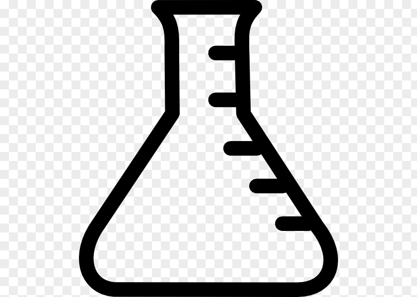 Cartoon Chemistry Beaker Laboratory Flasks Test Tubes Clip Art PNG