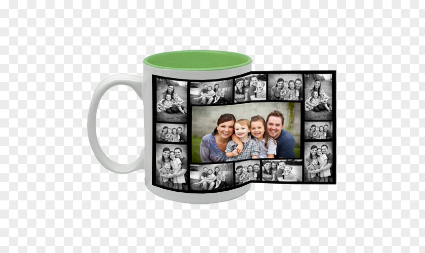 Collage Photomontage Mug Picture Frames PNG