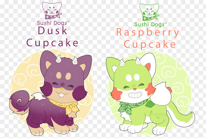 DİN Whiskers Cat Food Cupcake PNG