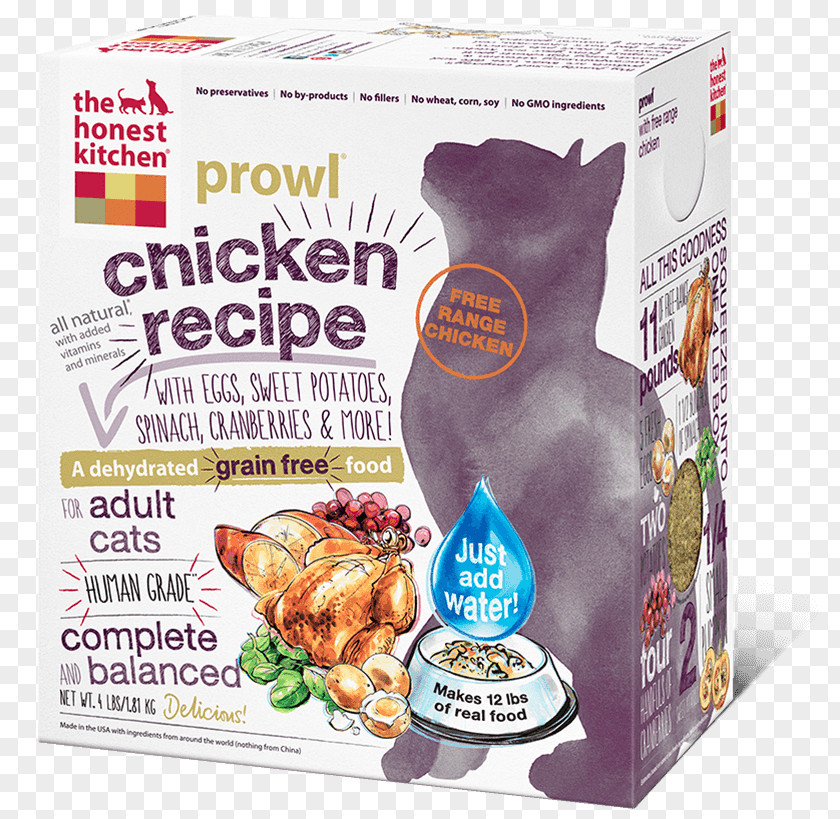 Food Grains The Honest Kitchen Prowl Dehydrated Dry Cat Chicken PNG