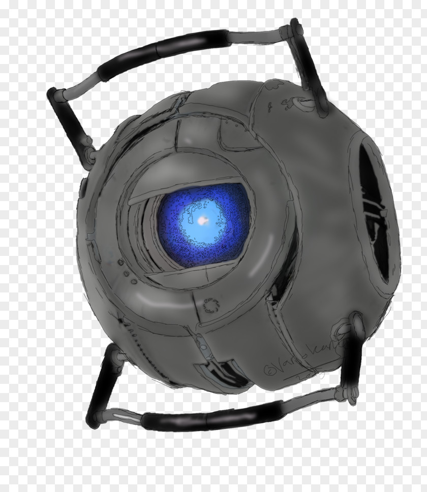 Portal Wheatley Helmet Product Design Technology PNG