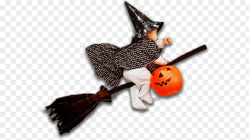 Witch Infant Halloween Photography Idea Child PNG