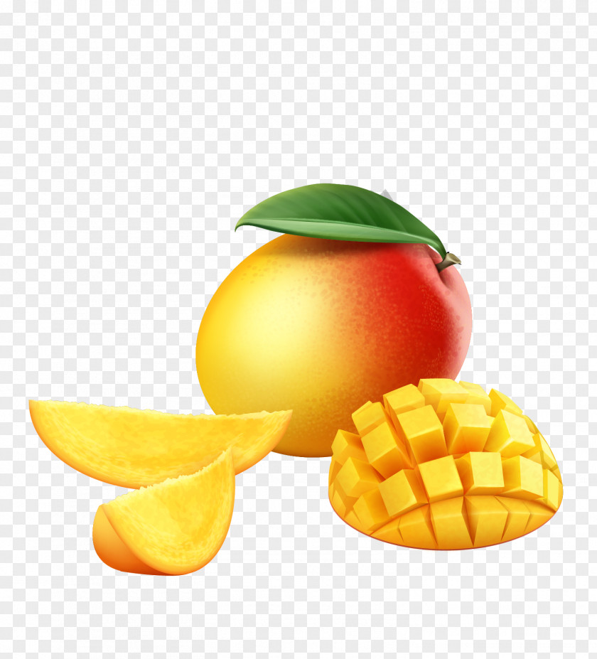 Yellow Delicious Mango Food Fruit PNG