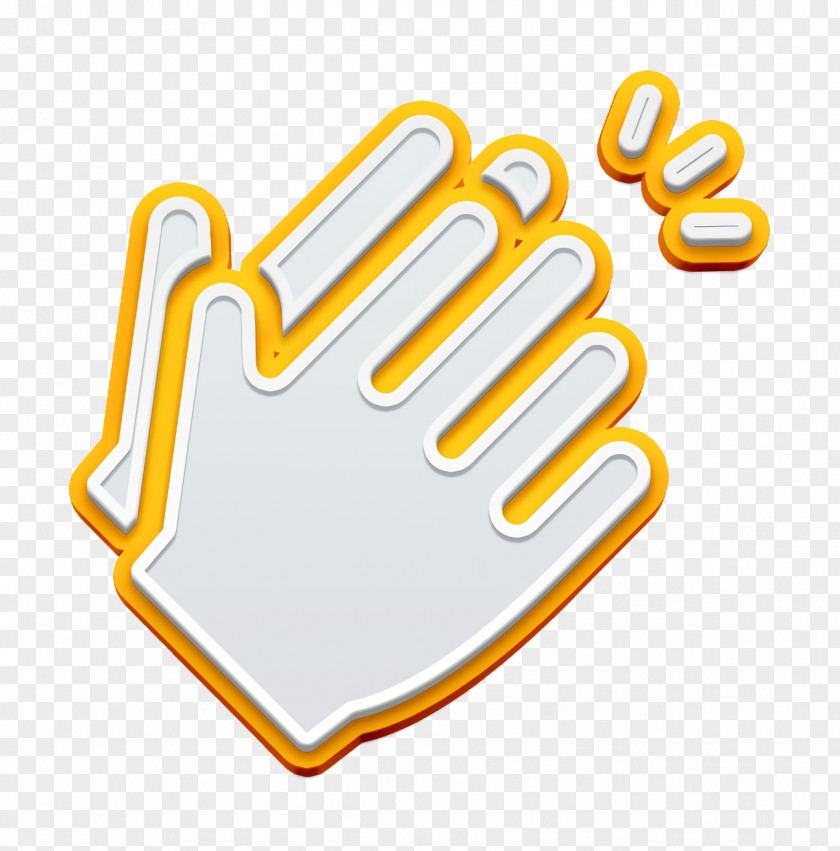 Basic Hand Gestures Fill Icon Clap Hands Rythm PNG