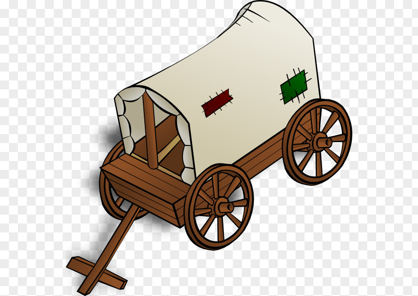 Car Cart Covered Wagon Clip Art PNG