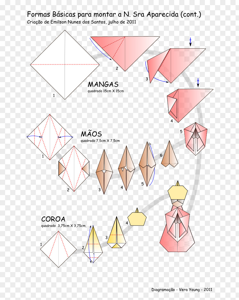 Christmas Origami Paper Craft PNG