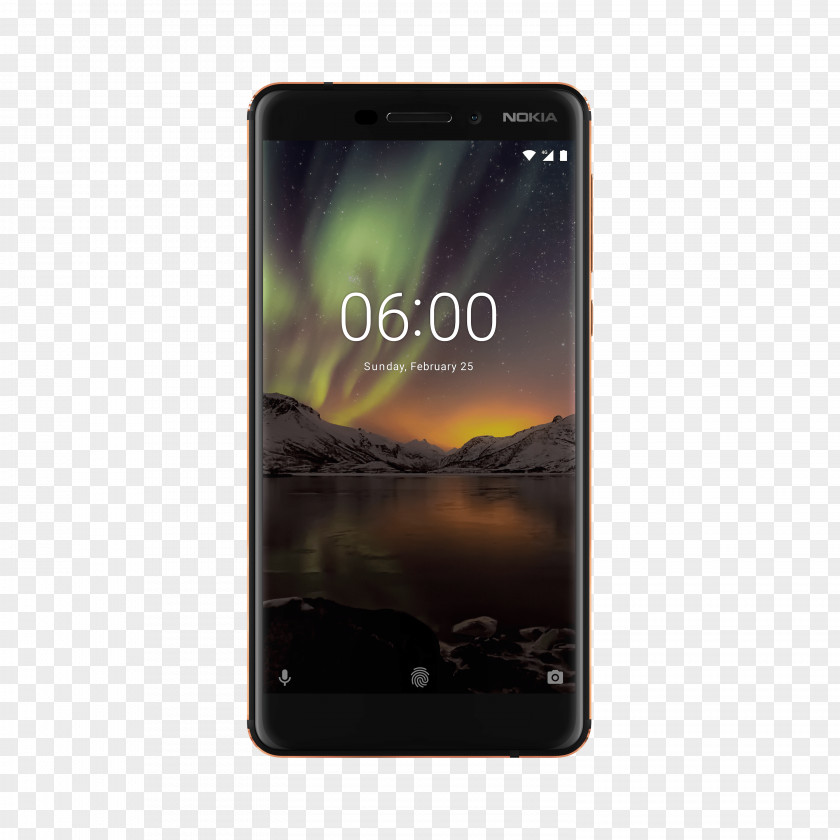 Smartphone Nokia 6 (2018) Mobile World Congress 諾基亞 PNG