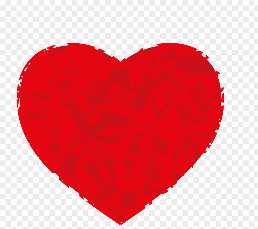 Vector Heart Valentine's Day Red Romance PNG