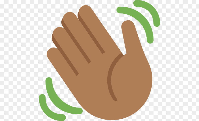 Wave Handshake Emojipedia PNG