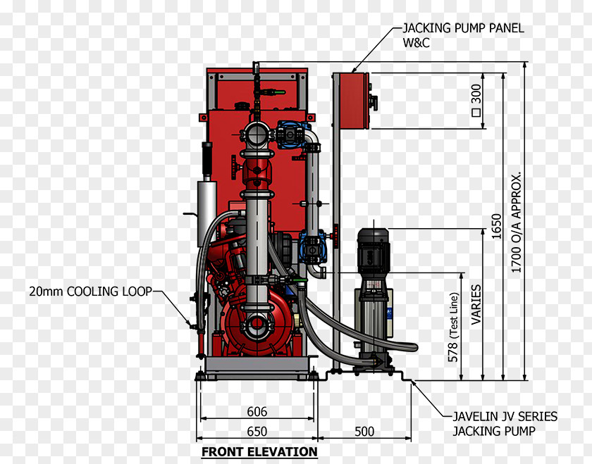 After-sales Service Fire Hydrant Pump System Engine PNG