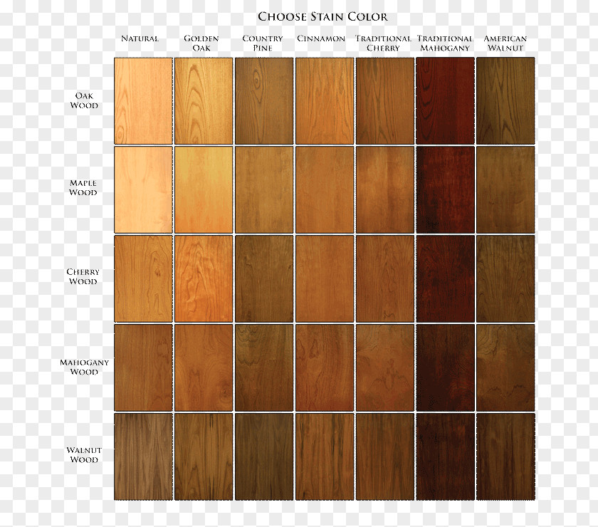 Color Chart Wood Stain Floor PNG