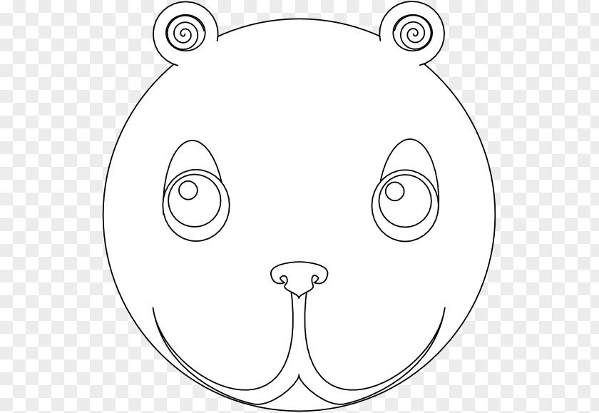 Cute Teddy Black And White Line Art Coloring Book PNG