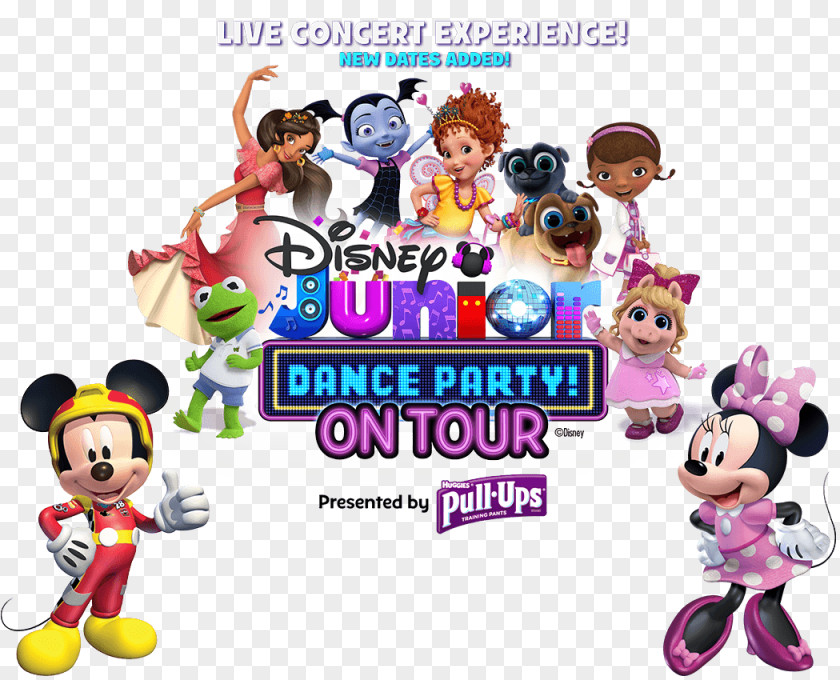 Live On Stage! Disney Junior Dance Party Tour!Springfield, MO 2018Just Invitations PNG