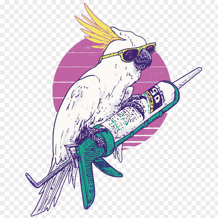 Vector Parrot T-shirt Amazon Hoodie Designer PNG