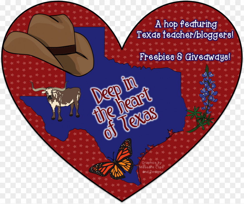 Heart Of Texas Second Grade Teacher PNG