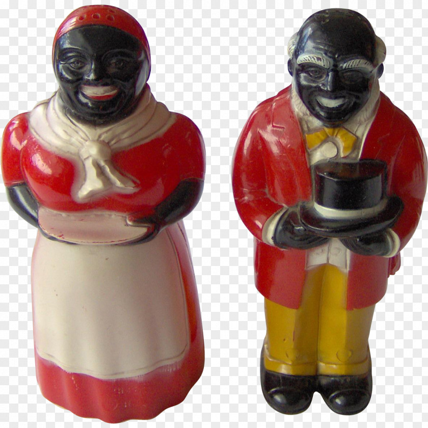 Salt And Pepper Shakers Figurine Black PNG