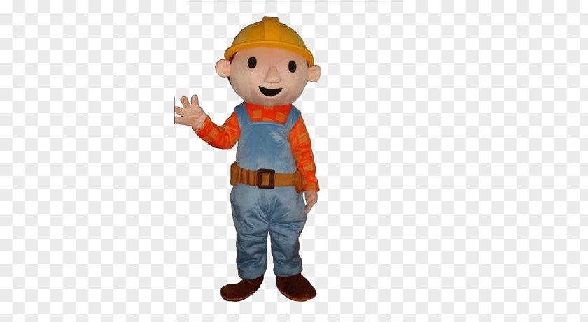 Bob The Builder Halloween Costume Party Mascot Adult PNG