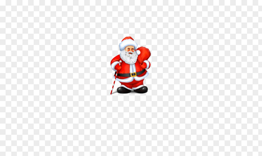 Creative Christmas Santa Claus Tree Gift Icon PNG