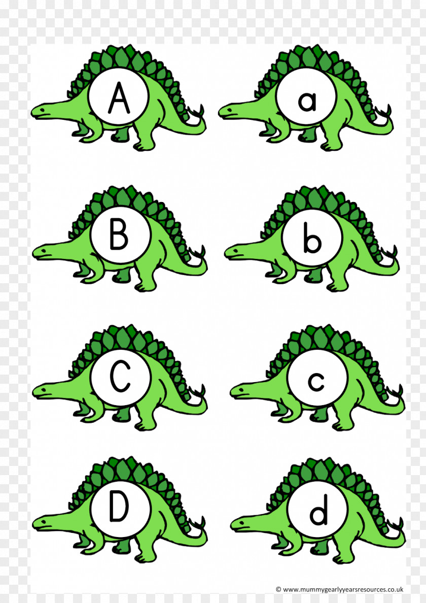 Dinosaur Number Printing Letter PNG