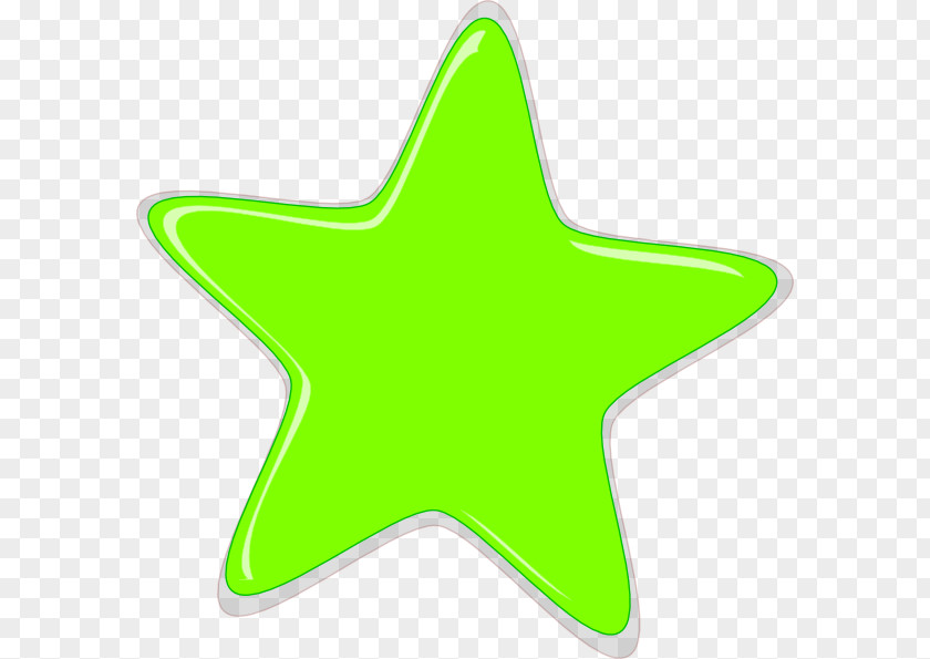 Green Starlight Star Clip Art PNG