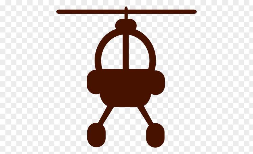 Helicopter Flat Design PNG