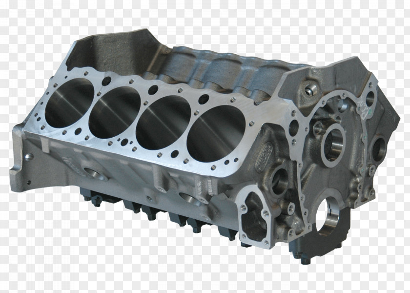 Motor V8 Chevrolet Small-block Engine Cylinder Block Big-Block 4-bolt Main PNG