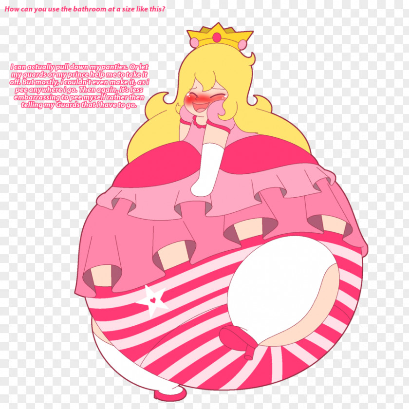 Princess Dream Line Character Pink M Clip Art PNG